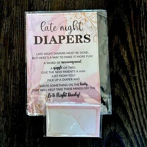 Baby shower supplies